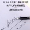 Zhixin W-755 Signature Pen 1.0mm bullet-tipped carbon black fountain pen, specifically designed for office practice, signature and calligraphy, neutral Item Picture